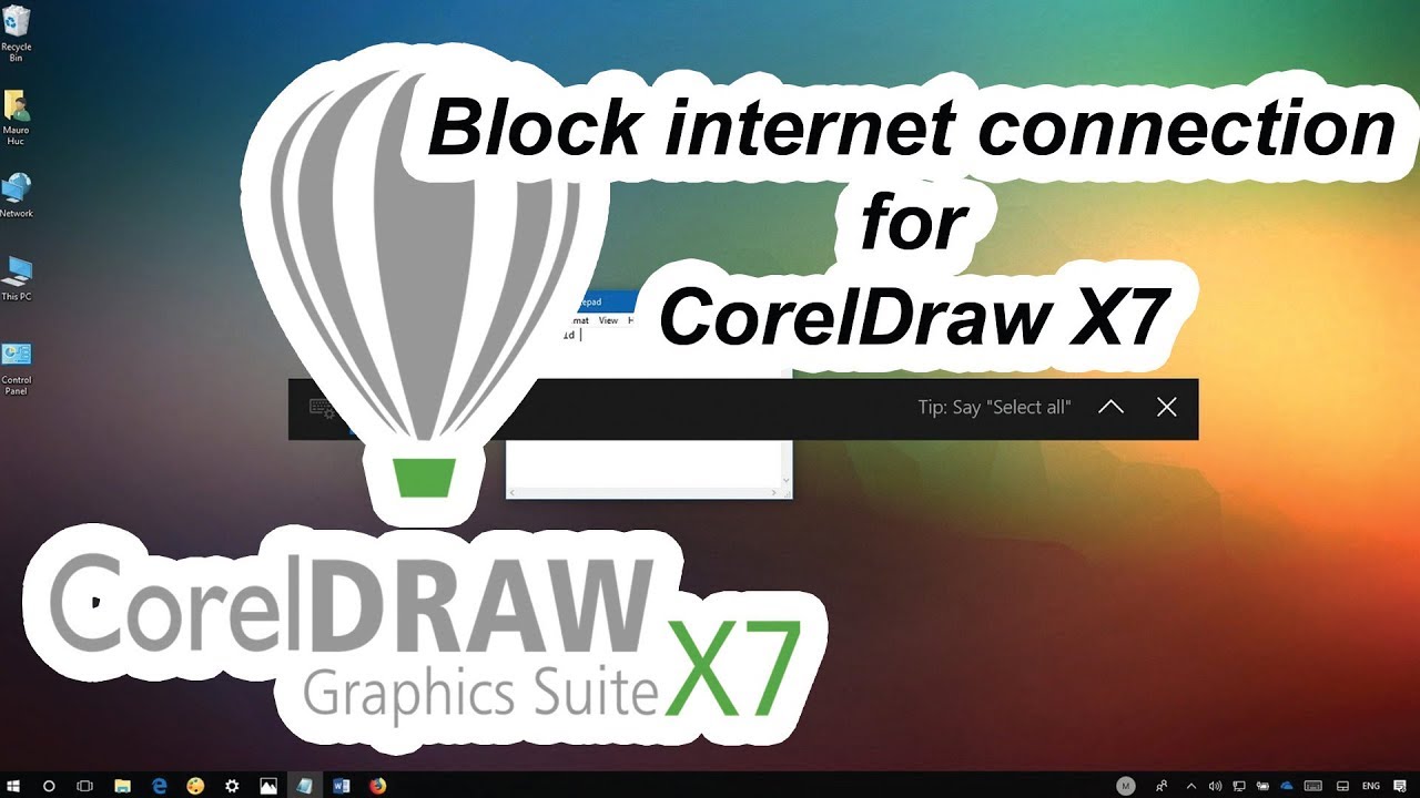 how to block coreldraw from internet